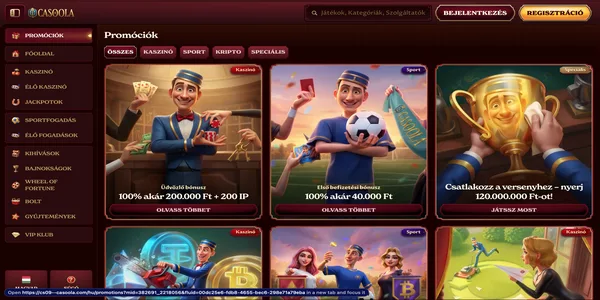 Casoola Casino welcome bonus page on mobile